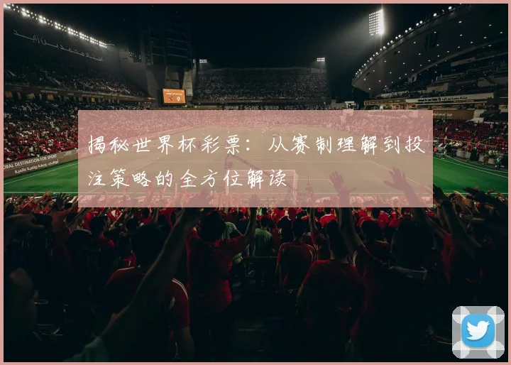揭秘世界杯彩票:从赛制理解到投注策略的全方位解读