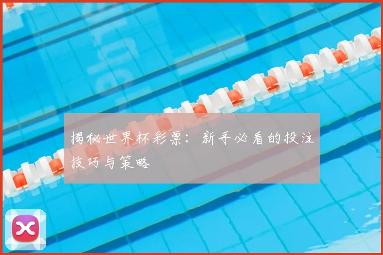 揭秘世界杯彩票:新手必看的投注技巧与策略